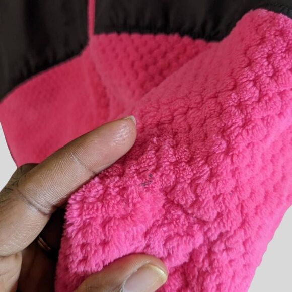 Fila Sport Jacket Women's Size Small Pink Gray Fleece Zip Outdoor Fall Layer - Picture 11 of 11